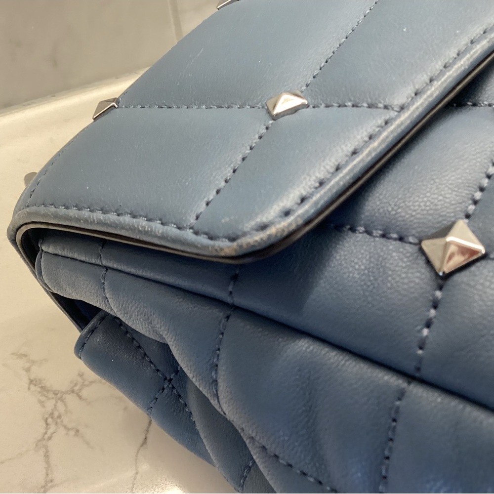 Michael Kors Large ‘Soho’ Studded, Quilted Bag Leather with - Picture 11 of 16